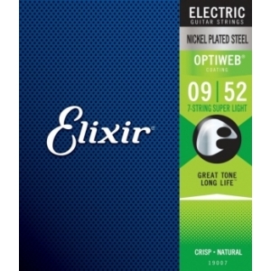 Elixir OptiWeb 19007 9-52 7-String Super Light