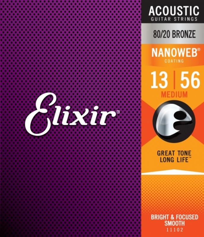 Elixir 11102 80/20 Bronze NanoWeb 13-56 Medium